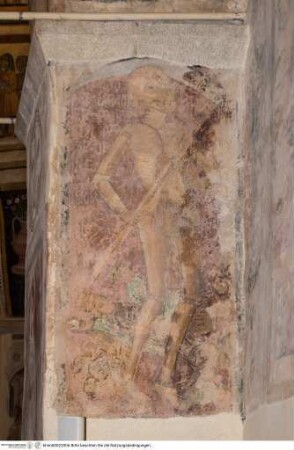 Szenen aus dem Alten Testament und aus dem Leben Christi, Franziskanerheilige und die vier Kardinaltugenden, Der Tod als Sensenmann