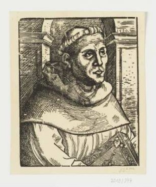 Bildnis Martin Luther als Augustinermönch