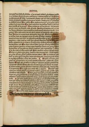 LVII. De sancto marco evangelista - LVIII. De sancto marcellino papa