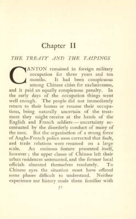 Chapter II. The treaty and the taipings