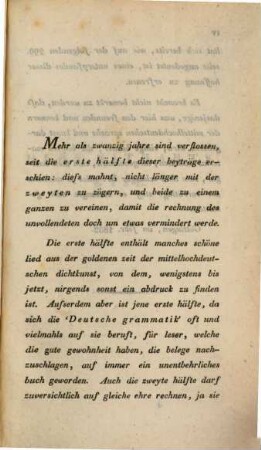 Beyträge zur Kenntniss der altdeutschen Sprache und Litteratur, [1],2. Zweite Hälfte