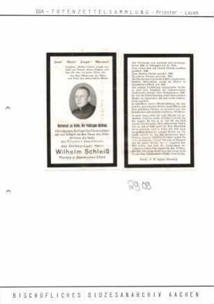 Schleiß, Wilhelm
