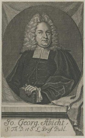 Bildnis des Jo. Georg Abicht