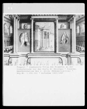 Pompeji, Villa des Diomedes, Wanddekoration
