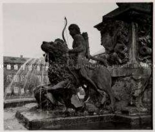 Bayreuth, Neues Schloß, Markgrafenbrunnen (Detail)