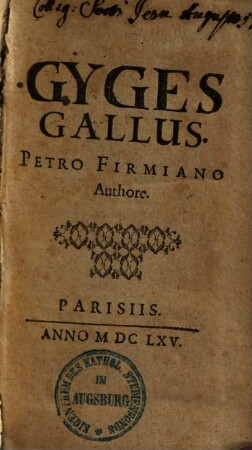 Gyges gallus