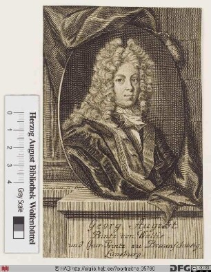 Bildnis Georg II. (August), König von Großbritannien u. Irland, Kurfürst von Hannover (reg. 1727-60)