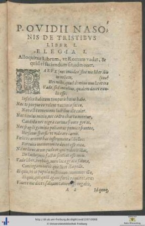 Publii Ovidii Nasonis De Tristibus