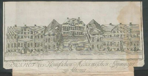 Prospect des Königlichen Academischen Gymnasii zu Altona