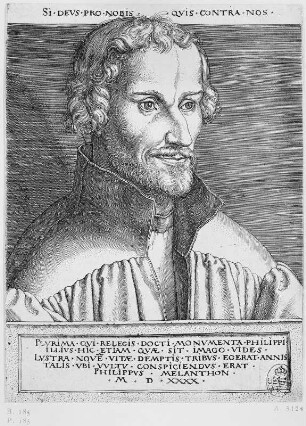 Bildnis Philipp Melanchthon