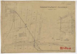 Kabelplan, Kraftwerk I - Karbidfabrik