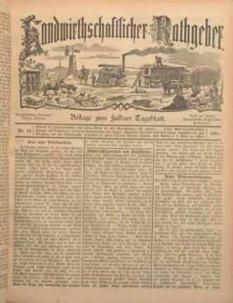 14: Beilage vom Montag, 27. Juni 1898
