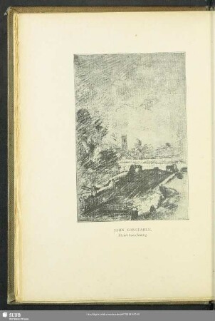 John Constable, Bleistiftzeichnung