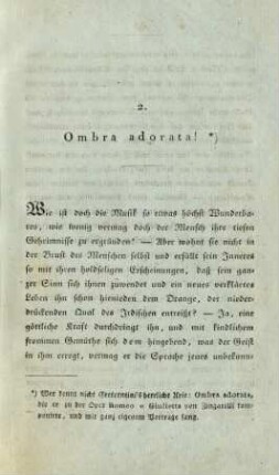 2. Ombra adorata!