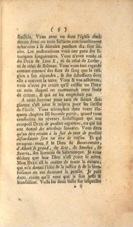 Dieu. Réponse Au Systême De La Nature : Section II.