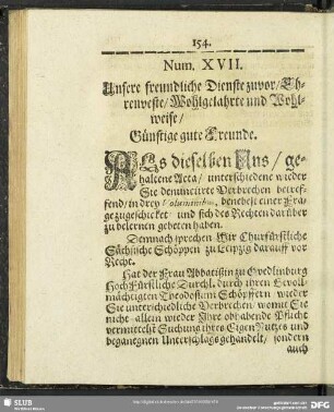 Num. XVII.