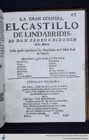 El castillo de Lindabridis.