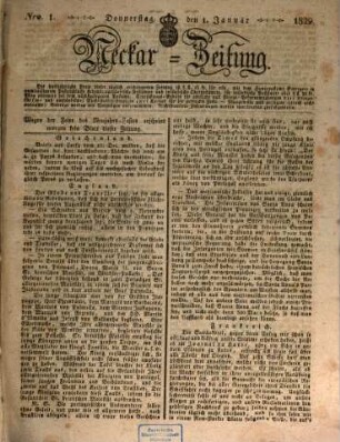 Neckar-Zeitung. 1829