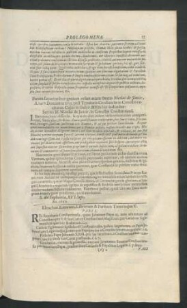 Elenchus Autorum, Librorum & Partium Tomi Huius v.