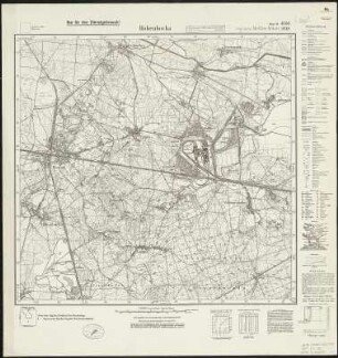 Messtischblatt 2618, neue Nr. 4550 : Hohenbocka, 1937 Hohenbocka : Hohenbocka. - Hrsg. 1888, bericht. 1934, gedr. [19]37. - 1:25000. - [Berlin]: Reichsamt für Landesaufnahme, 1937. - 1 Kt.