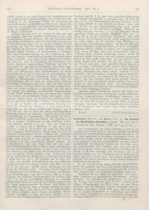 158-160 [Rezension] Kautzsch, Emil, Die Aechtheit der Moabitischen Alterthümer geprüft