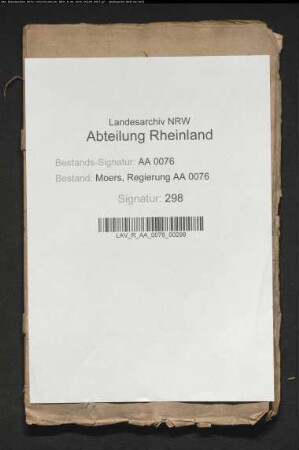 Besetzung der Küster- und Schulmeisterstelle