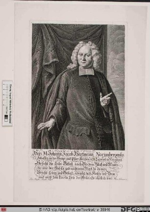 Bildnis Johann Jacob Hartmann