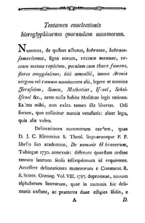 Tentamen enucleationis hieroglyphicorum quorundam nummorum.