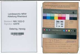 Entnazifizierung Herwig Detering , geb. 24.11.1911 (Ingenieur)