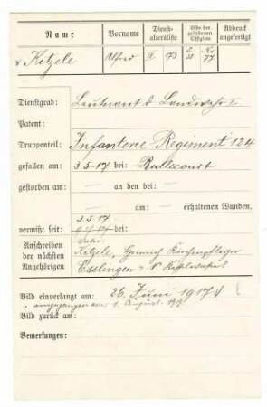 Kitzele, Alfred