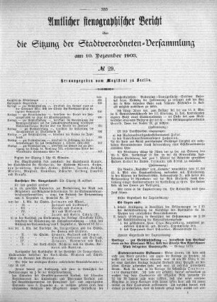 No. 29, 10. Dezember 1903