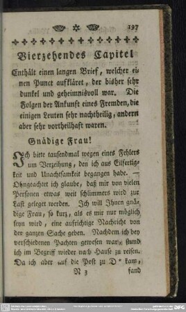 Vierzehendes Capitel