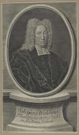 Bildnis des Joh. Georg Walchius