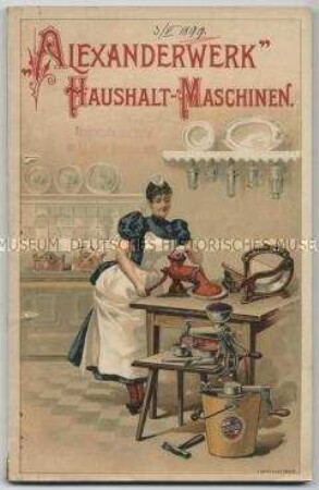 Haushalt-Maschinen der Firma Alexanderwerk