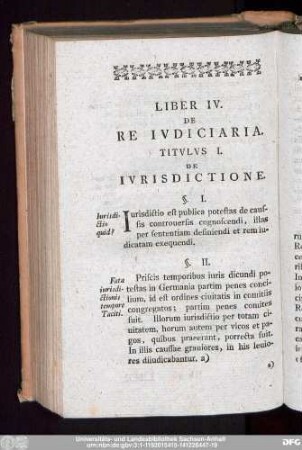 Liber IV. De Re Iudiciaria.
