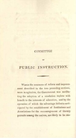 Committee of Public Instruction