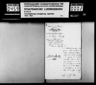 Arbeitshäuser, Oberamt Ludwigsburg