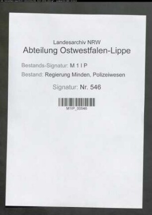 Überwachung von Anarchisten und Kommunisten, Besonderes, Band 10