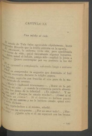Capítulo XX - Una infeliz al cielo