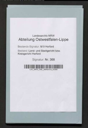 Erblasser: Lückingsmeier, Caspar Heinrich; Erblasser: Lückingsmeier, Anna Maria Ilsabein, geb. Busse: