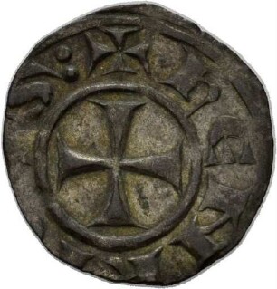 Denar des Königs Heinrich I. von Zypern, 1218-1253