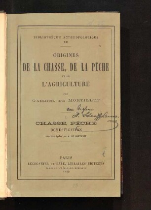 1: Chasse, pêche, domestication