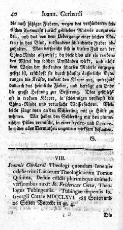 Locorum Theologicorum. Tomus Quintus.