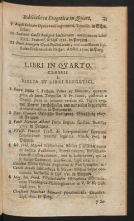 Libri In Quarto.