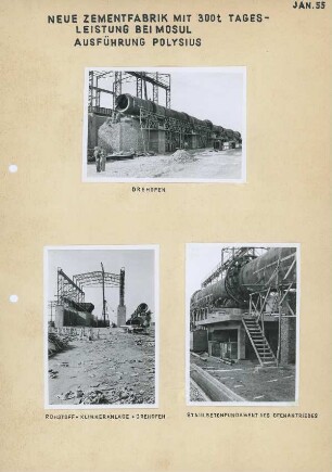 Zementfabrik bei Mosul, ohne Ortsangabe, 1955