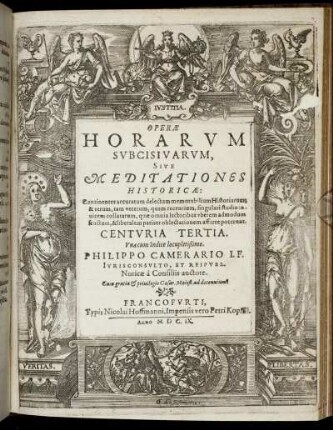3: Operae Horarum Subcisivarum, Sive Meditationes Historicae, Auctiores quam antea editae .... 3