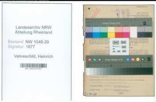 Entnazifizierung Heinrich Vehreschild , geb. 23.09.1894 (Beamter)