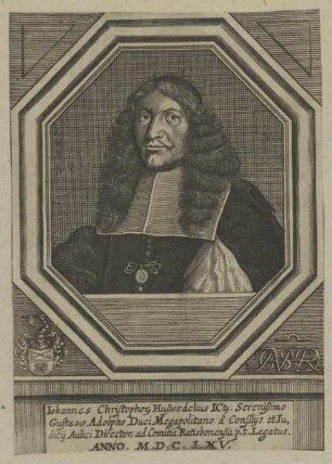 Bildnis des Iohannes Christophorus Huswedelius