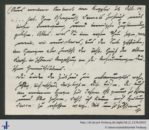 Fragment von Schemann vom 22.12.1909.