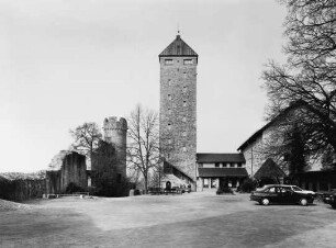 Burgruine Starkenburg (Burgruine); Heppenheim, Starkenburgweg 51, Starkenburgweg 53